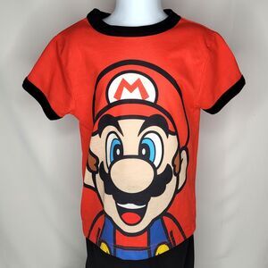 Super Nintendo World Mario Youth XXS Ringer Tee
